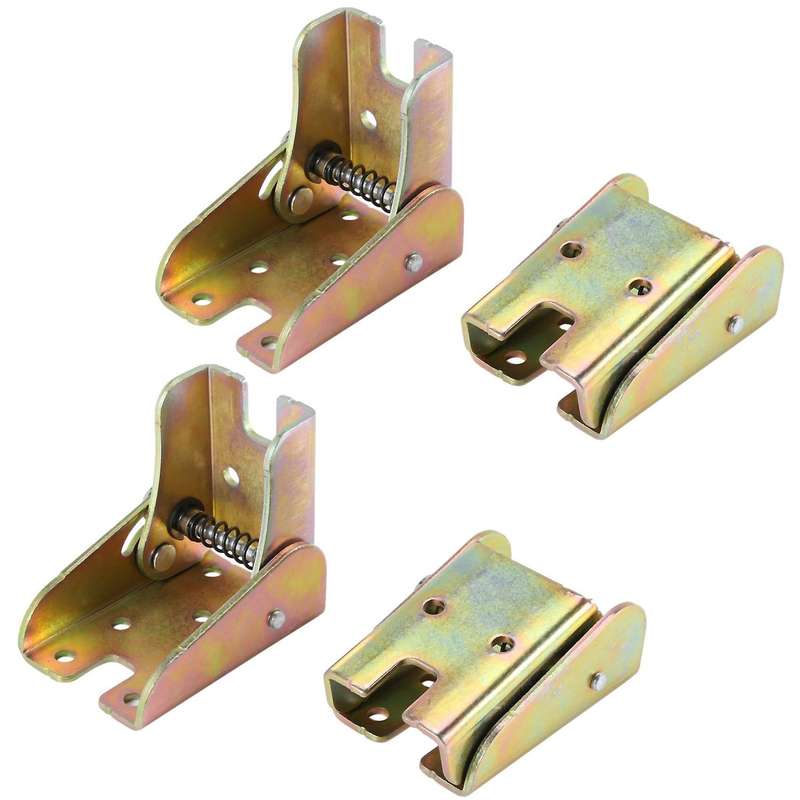 4pcs Self Lock Folding Feet Hinges Metal for Table Leg Bracket