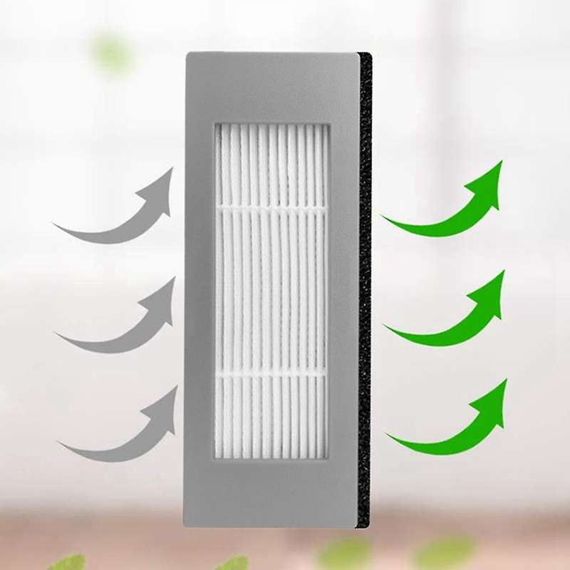 11pcs Hepa Filter Main Side Brush for Ecovacs Deebot Ozmo 900 Dn5g