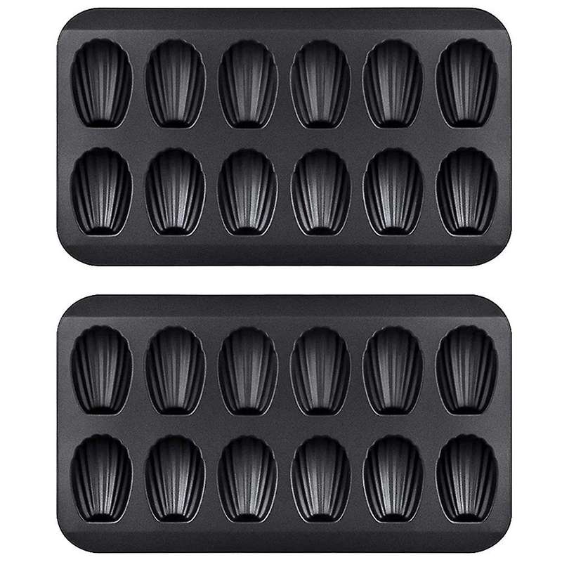 Non-stick Madeleine Pot Baking Mold 12 with Shell for Oven Baking