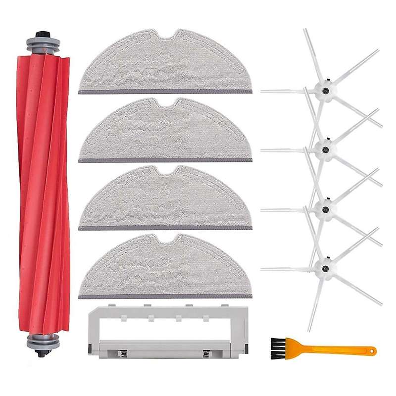 11pcs for Xiaomi Roborock T8 Main Brush Rag Side Brush Vacuum Cleaner