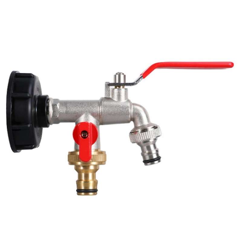 Ibc Adapter Garden Water Tank Connector Rainwater Valve Adapter Tap,b