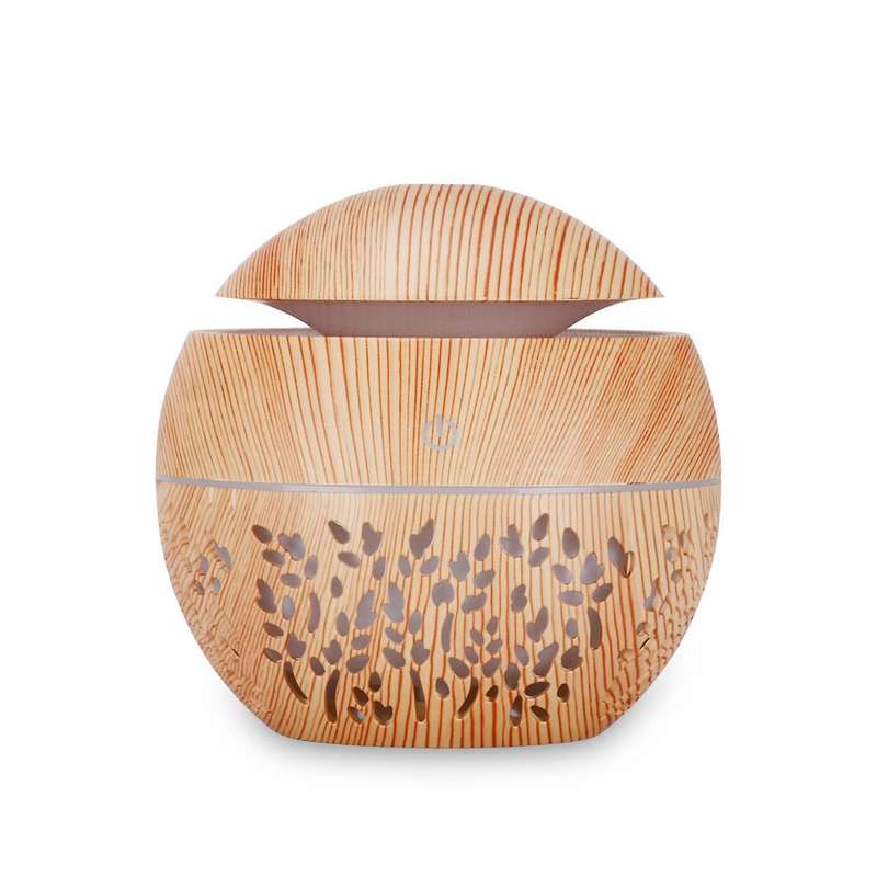Usb Humidifier Aroma Oil Diffuser Mistsingle Room Dark Wood Grain