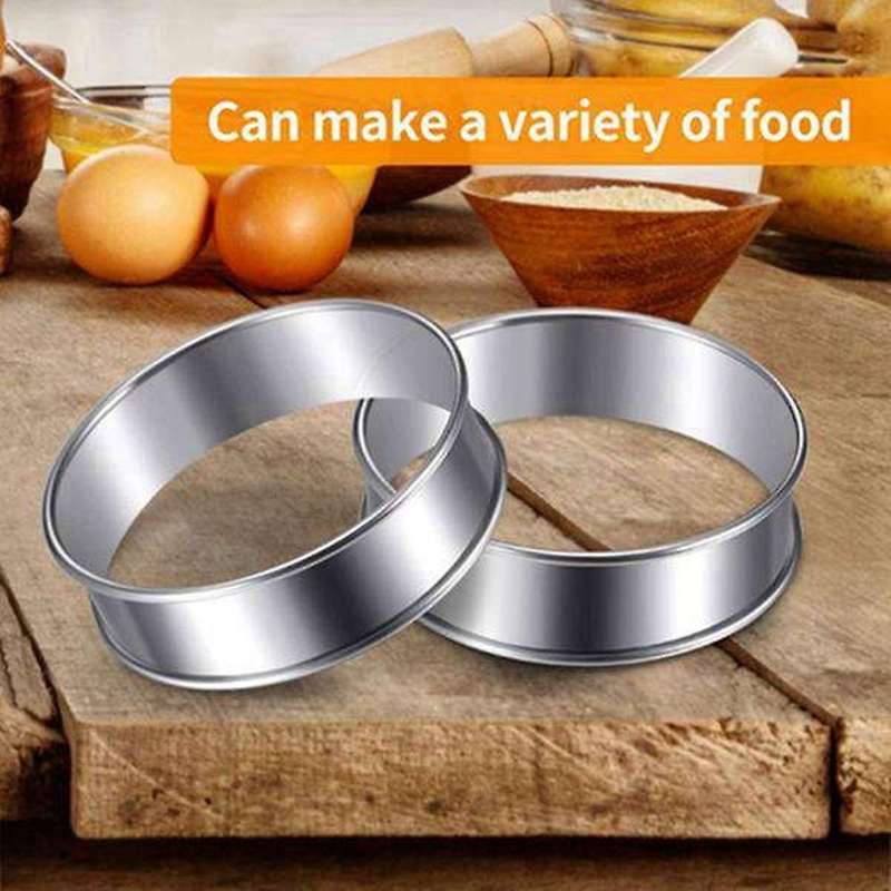 3.15 Inch Muffin Ring, Set Of 20 Stainless Steel Muffin Rings Molds