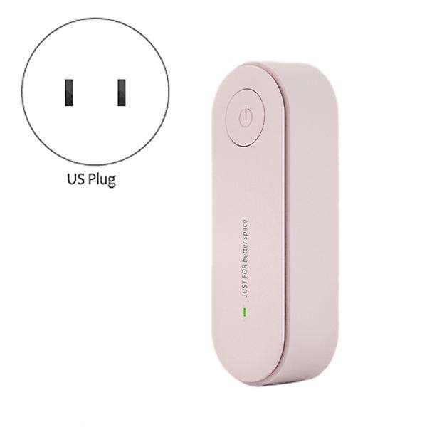 2pcs Plug In Air Purifier Deodorizer Air Freshener Pink,us Plug Pink