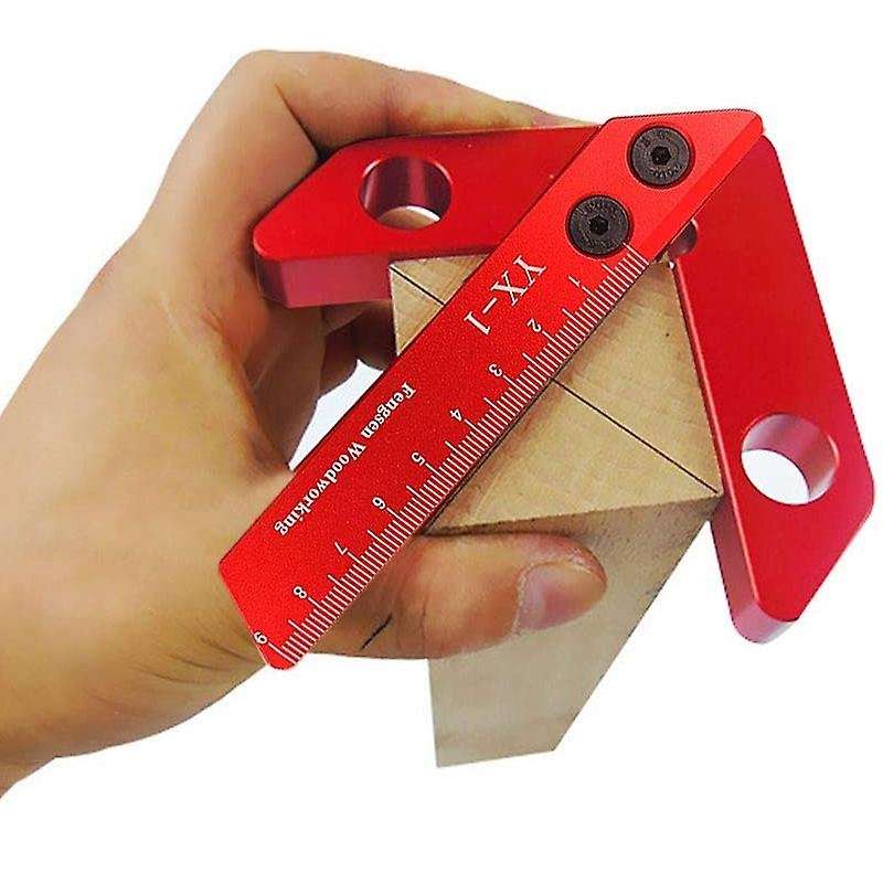 Marker 45 Degree 90 Degree Right Angle Marking Rule Woodworking Aids