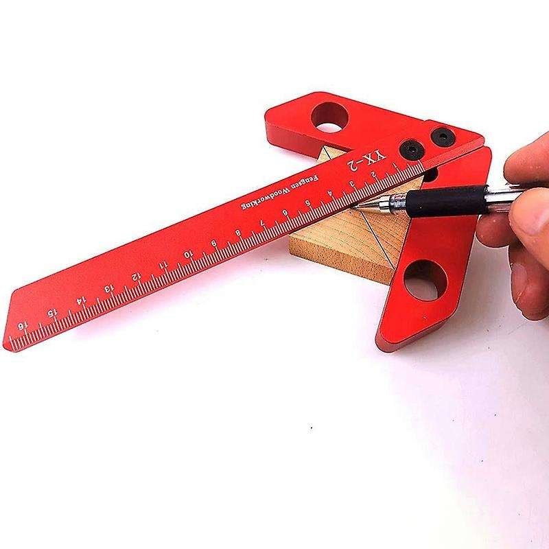 Marker 45 Degree 90 Degree Right Angle Marking Rule Woodworking Aids