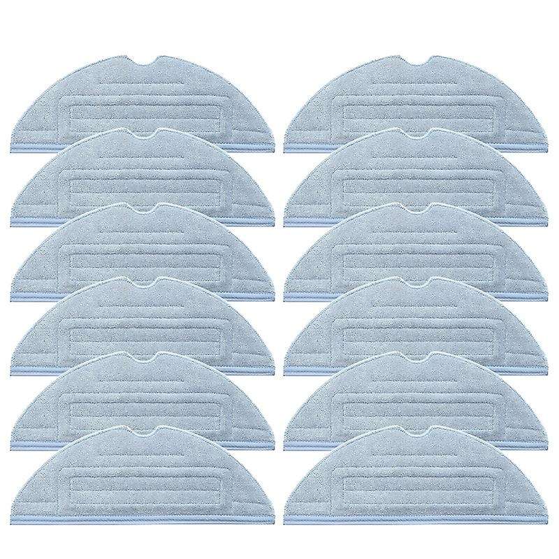 12pcs Mop Cloth for Roborock S7/t7/t7 Plus Robot Vacuum Cleaner Parts