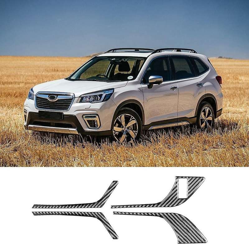 Carbon Fiber Inner Door Handle Frame Cover for Subaru Forester 13-18