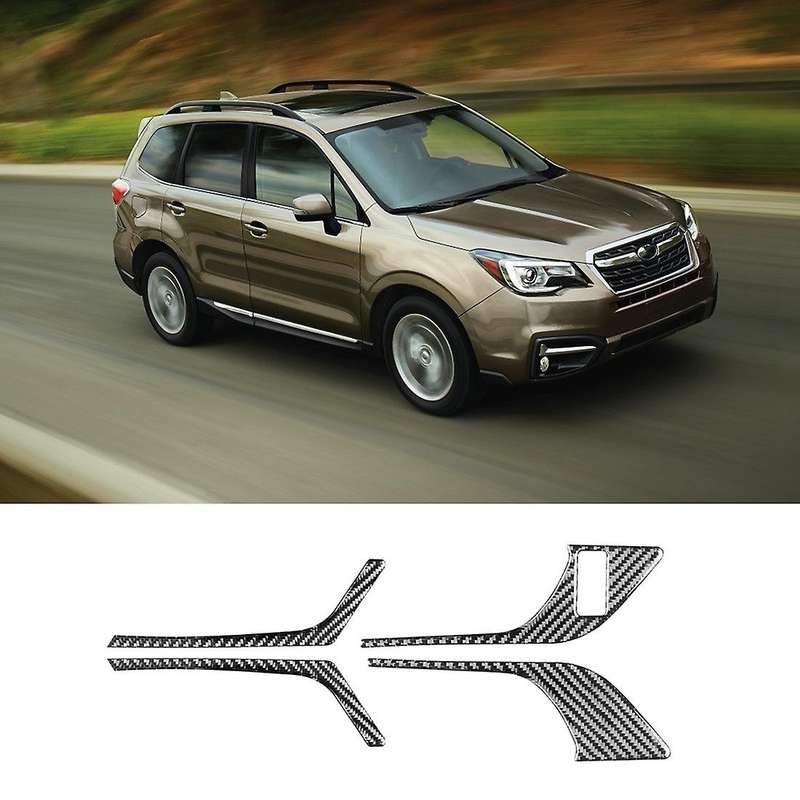 Carbon Fiber Inner Door Handle Frame Cover for Subaru Forester 13-18