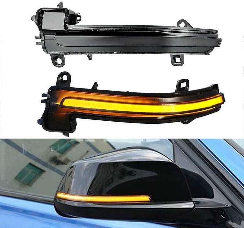 Led Turn Signal Lights For-bmw 1 2 3 4 Series F20 F21 F22 F30 Smoked