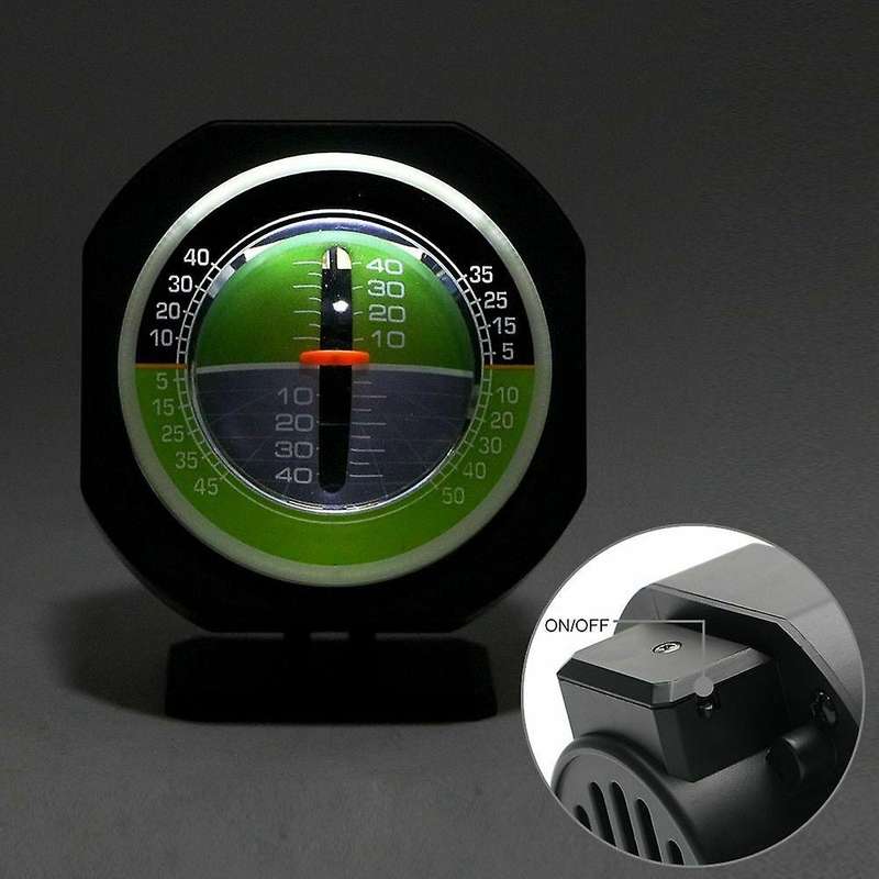 Inclinometer Level,compass Luminous Led Car Inclinometer Equipment