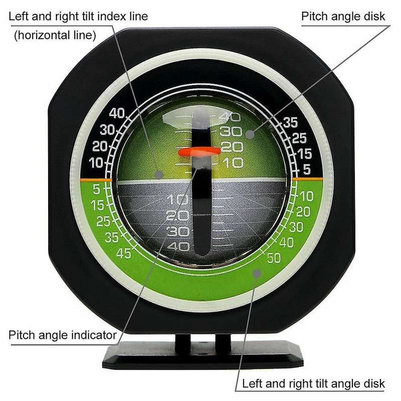 Inclinometer Level,compass Luminous Led Car Inclinometer Equipment