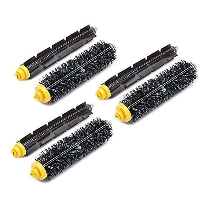 3 Sets Bristle & Flexible Beater Brush Set for Irobot Roomba 600 700