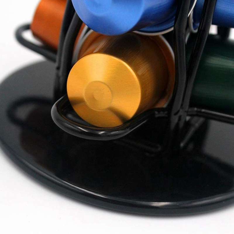 Coffee Capsule Storage Holder for Nespresso, Metal Capsule Rack