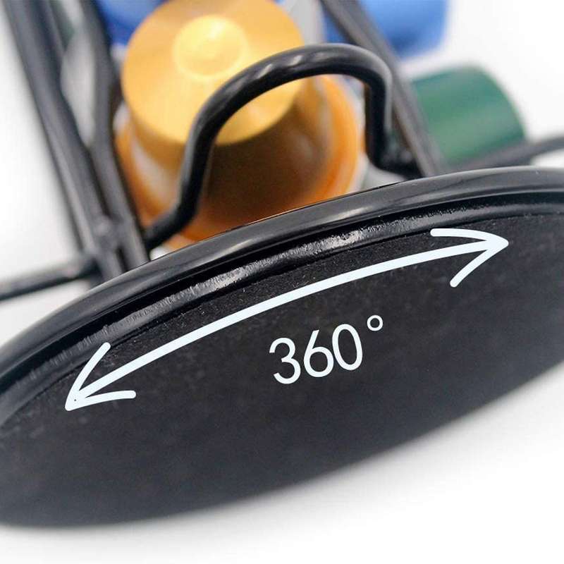 Coffee Capsule Storage Holder for Nespresso, Metal Capsule Rack