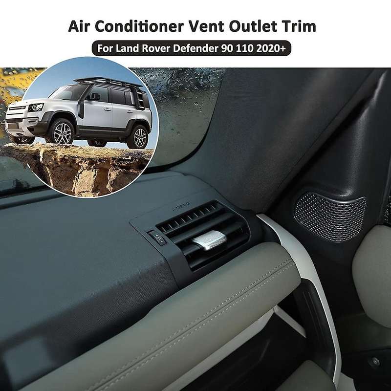 For Land Rover Defender 110 90 20-22 Dashboard Air Outlet Cover Trim