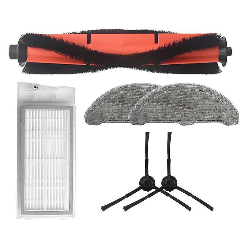 Mops Cloths Rag Rolling Main Brush Side Brush Hepa Filter for Roidmi