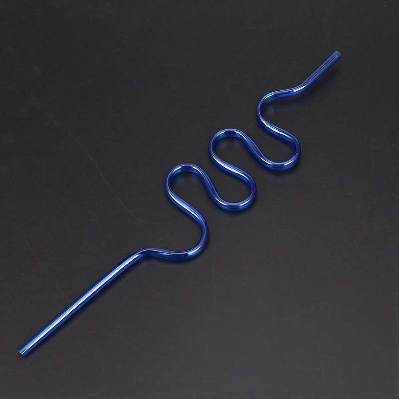 Crazy Loop Straws, (pack Of 50) Colorful Reusable Drinking Straws