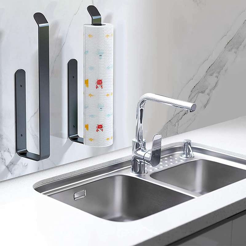 2 Pieces Kitchen Roll Holder for Bathroom, Toilet and Cabinet