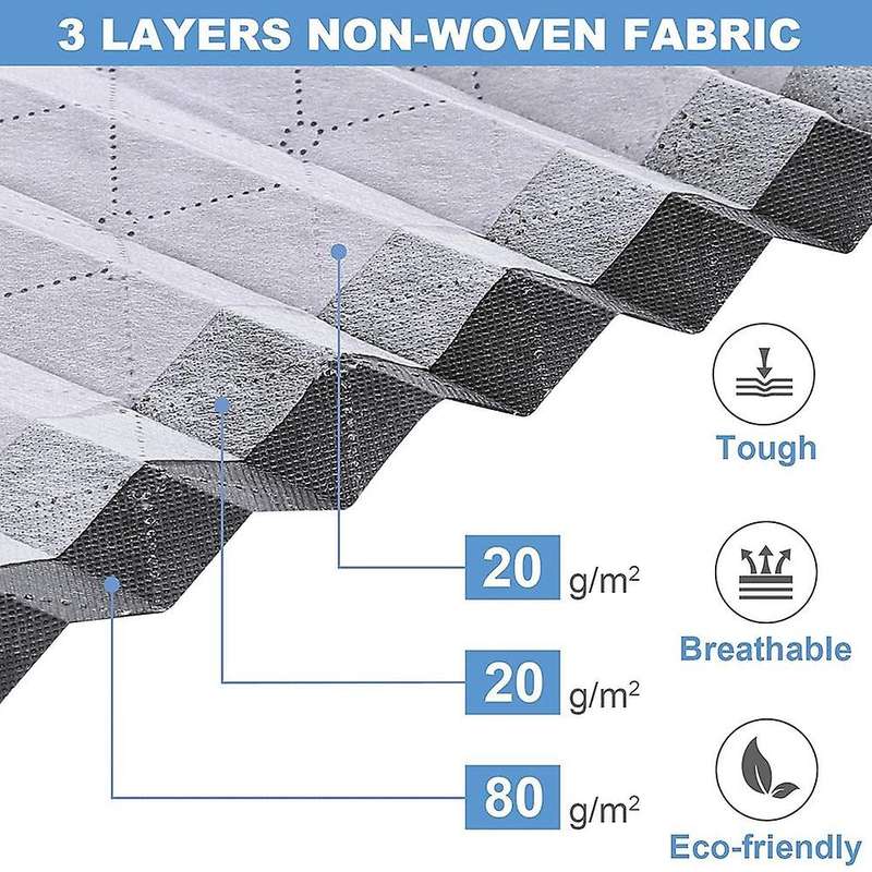 Clothes Storage Bag Foldable Storage Bin Closet Organizer 3 Pack