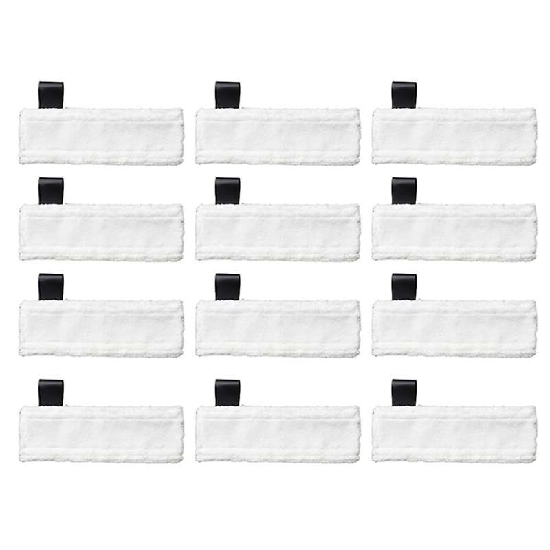 12 Pcs Microfiber Mop Cloth for Karcher Easyfix Sc1 Sc2 Sc3 Cleaner
