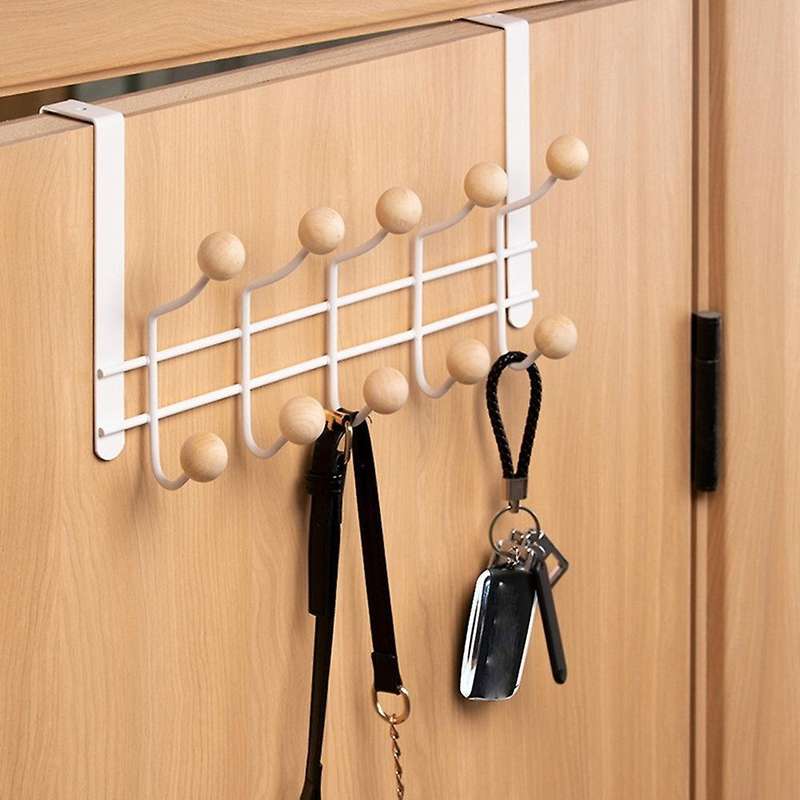 Door Back Hook Kitchen Cabinet Towel Holder Multi-layer Household B
