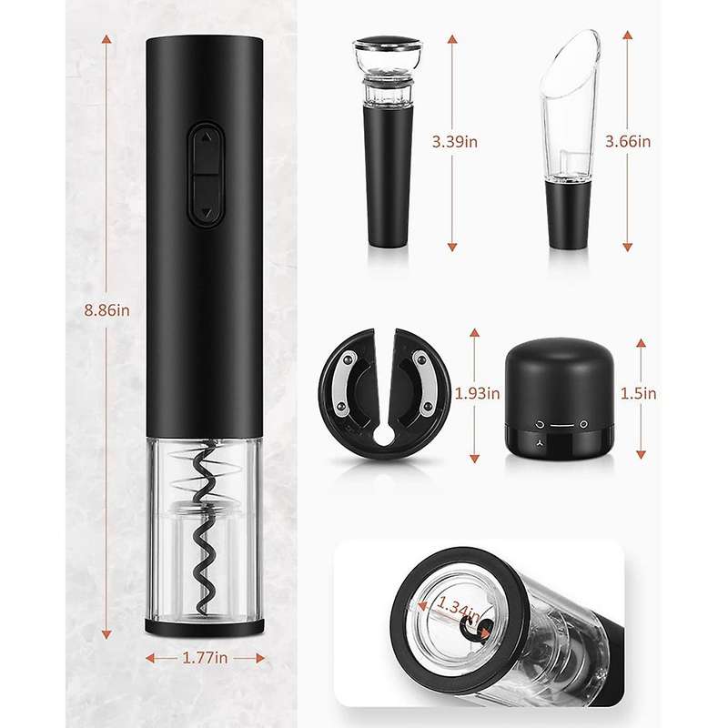 Electric Wine Opener,bottle Opener with Foil Cutter ,for Wine Lovers
