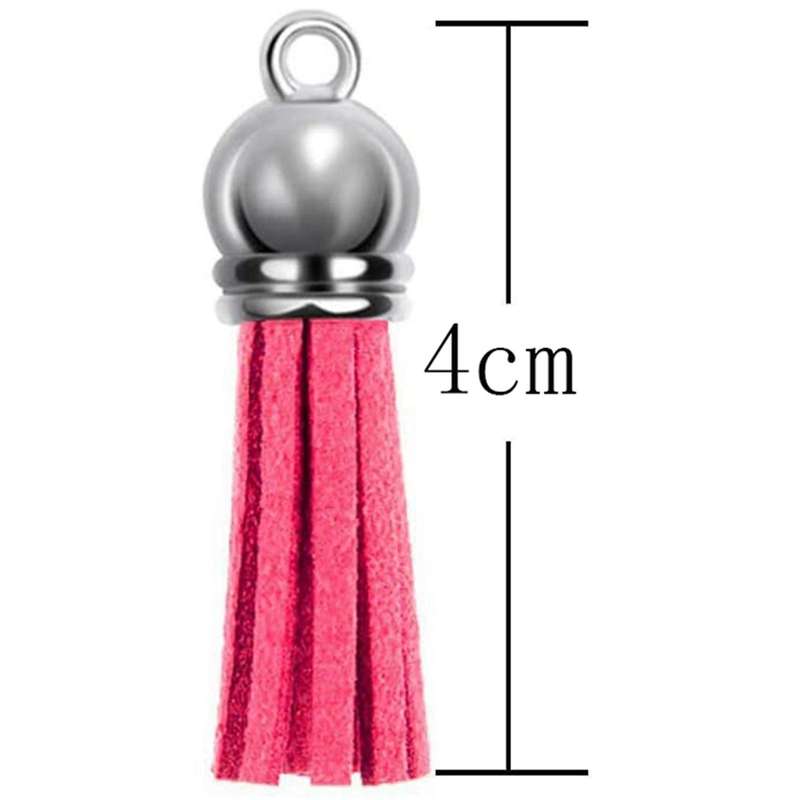 140pcs Tassel Keychain Bulk Set for Diy Leather Pendants Keychain