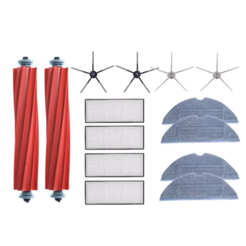 1 Set Main Side Brush Mop Water Tank Trash Can for Roborock S7 S60