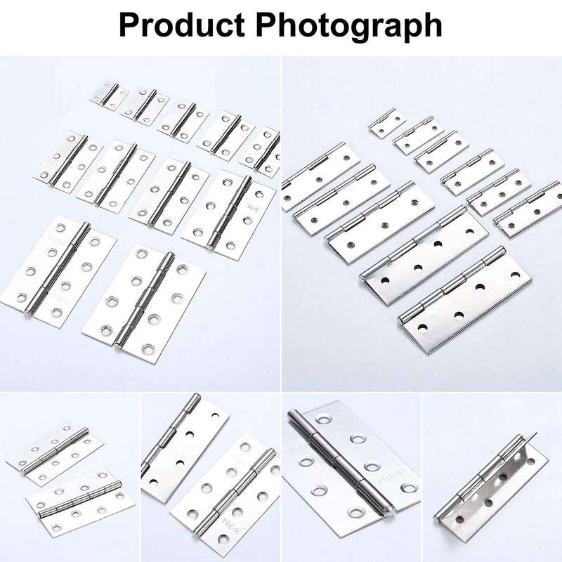 24 Pcs 66mm Timber Door Hinges for Internal & External with Screws