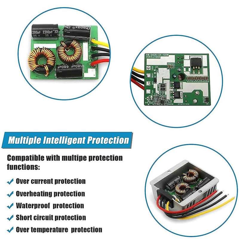 Dc Converter Dc 48v Step Down to 12v 20a 240w for Golf Cart Club