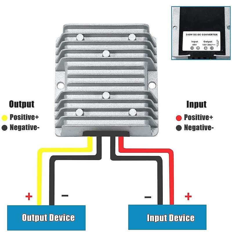 Dc Converter Dc 48v Step Down to 12v 20a 240w for Golf Cart Club