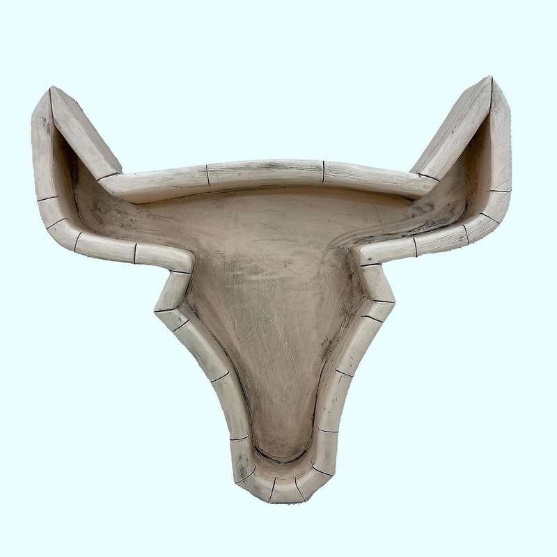 Animal Cow Model Decor Resin Succulent Flower Pot