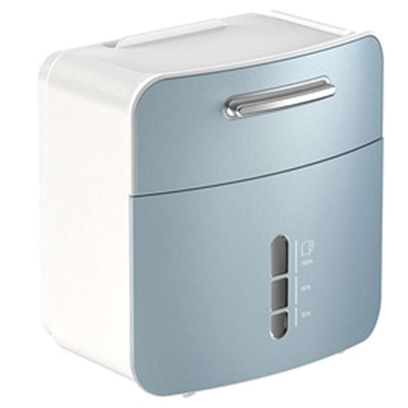 Bathroom Storage Toilet Paper Holder Bathroom Storage Rack Shelf Blue