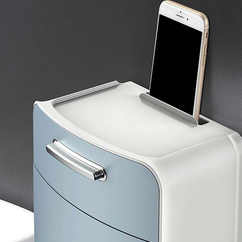 Bathroom Storage Toilet Paper Holder Bathroom Storage Rack Shelf Blue