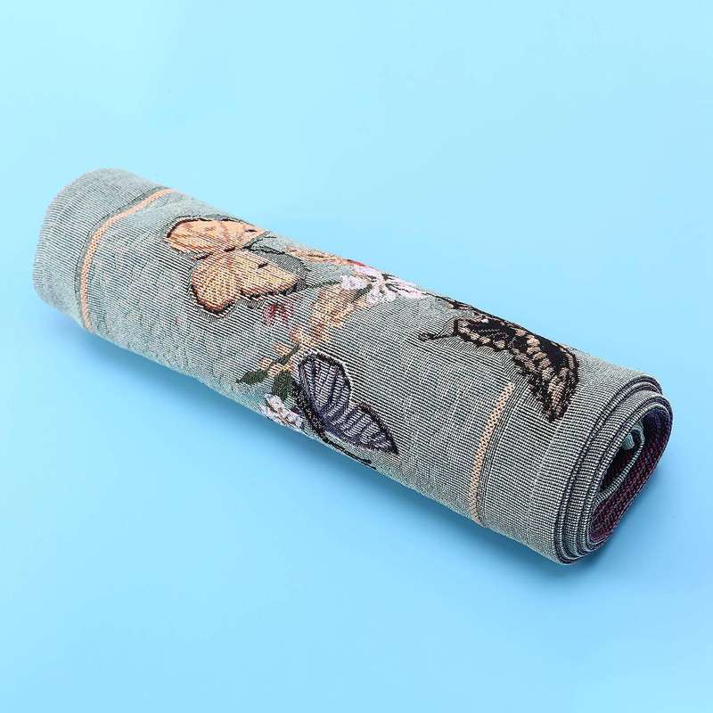 Vintage Butterfly Flower Rustic Table Runner 33x180cm Home Decoration