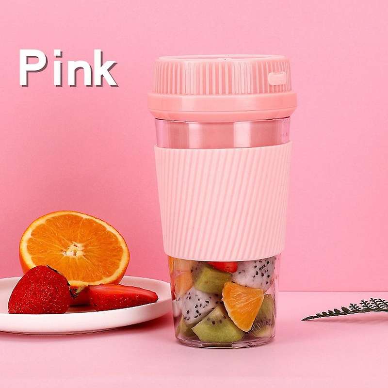 Electric Juicer Blender Usb Fruit Mixer Cup Smoothie Maker Blue