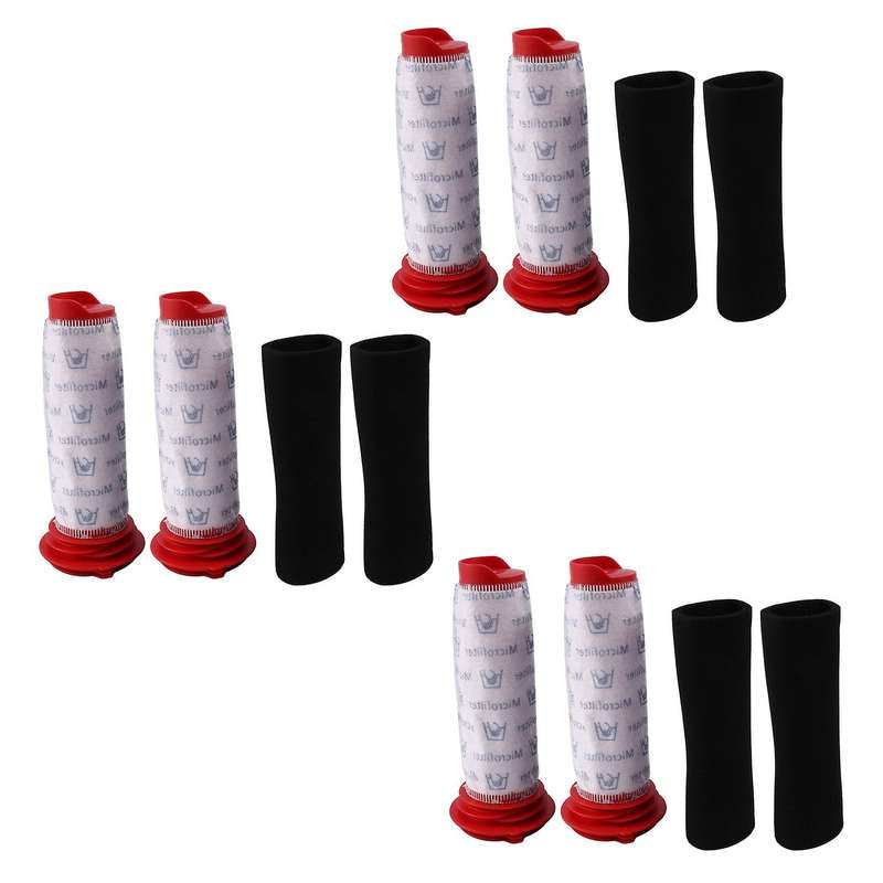 Stick Filter+foam Insert for Bosch Athlet Cordless Vacuum (2 Of Each)
