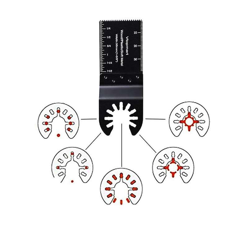 24pcs Metal Saw Blades Compatible with Fein Multimaster Porter Cable