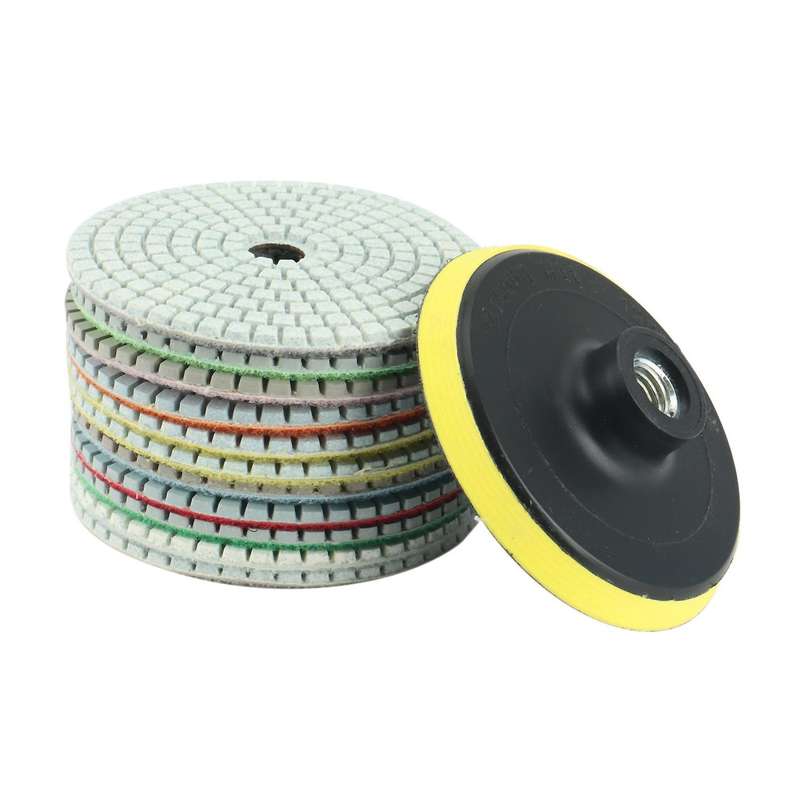 12pcs Abrasive Tools Wet Dry Diamond Polishing Pads Sanding Disc