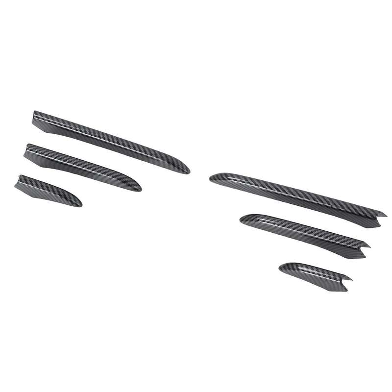 6pcs Car Front Fog Light Eyebrow Strip Cover for Id.4x Id4x 2022