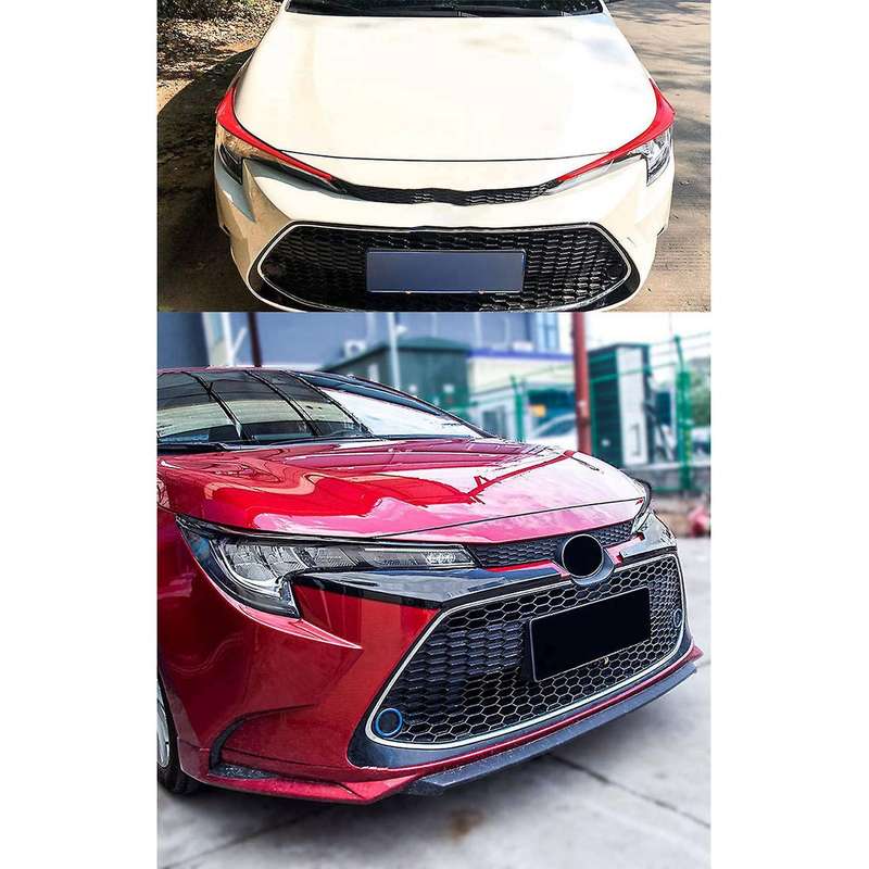 Car Headlights Eyebrow Sticker Trim Cover for Levin 2019-2021 White