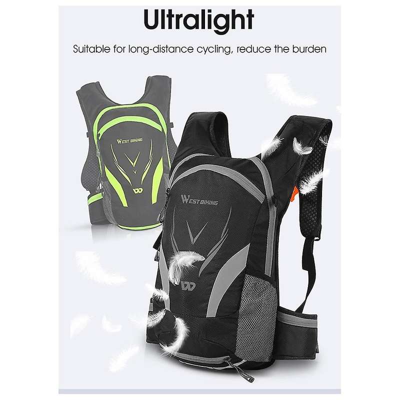 West Biking Bicycle Backpack 16l Capacity Cycling Storage Bag,green