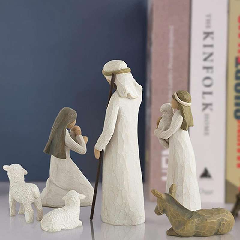 Jesus Series Statue Easter Decoration Resin Handicraft Statue Gift