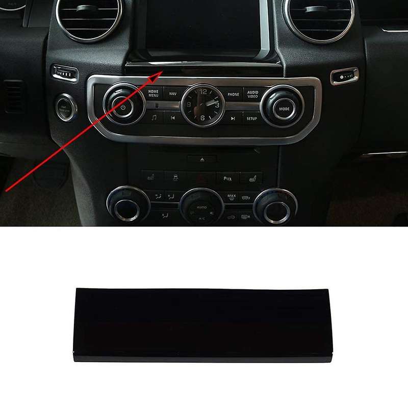 Car Navigation Gps Screen Below Panel Cover Trim Sticker(silver)