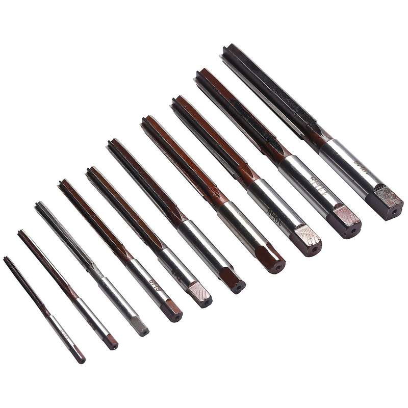 10 Pcs Hand Reamer 3/4/5/6/7/8/9/10/11/12mm Precision H8