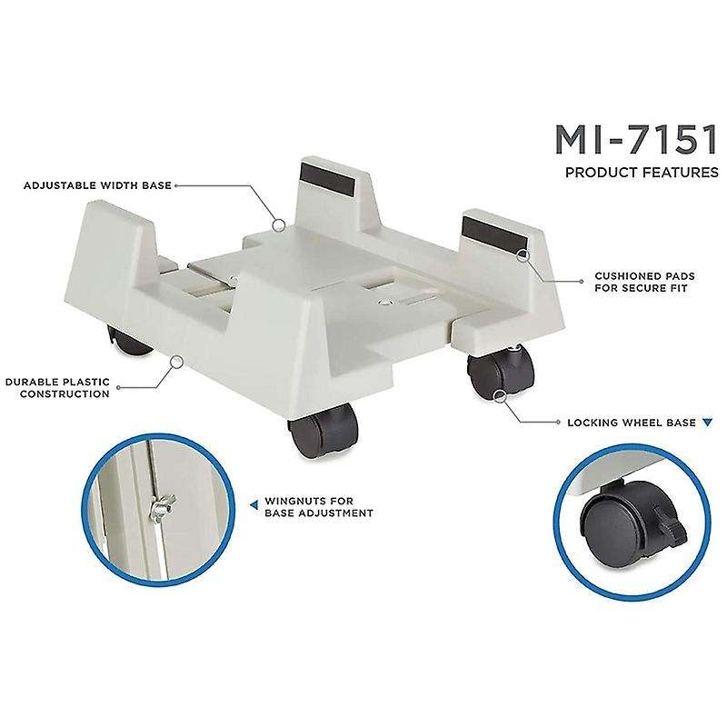 Cpu Stand Mobile Desktop Tower Width Universal Pc Computer Holder