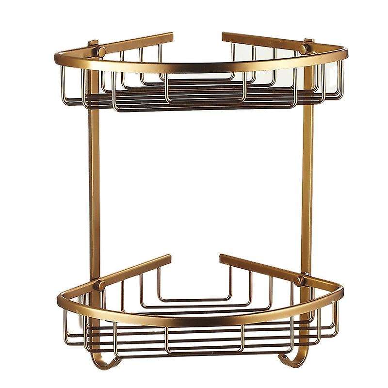 Wall Mounted Antique Finish Aluminum Bathroom Shower Double Layer
