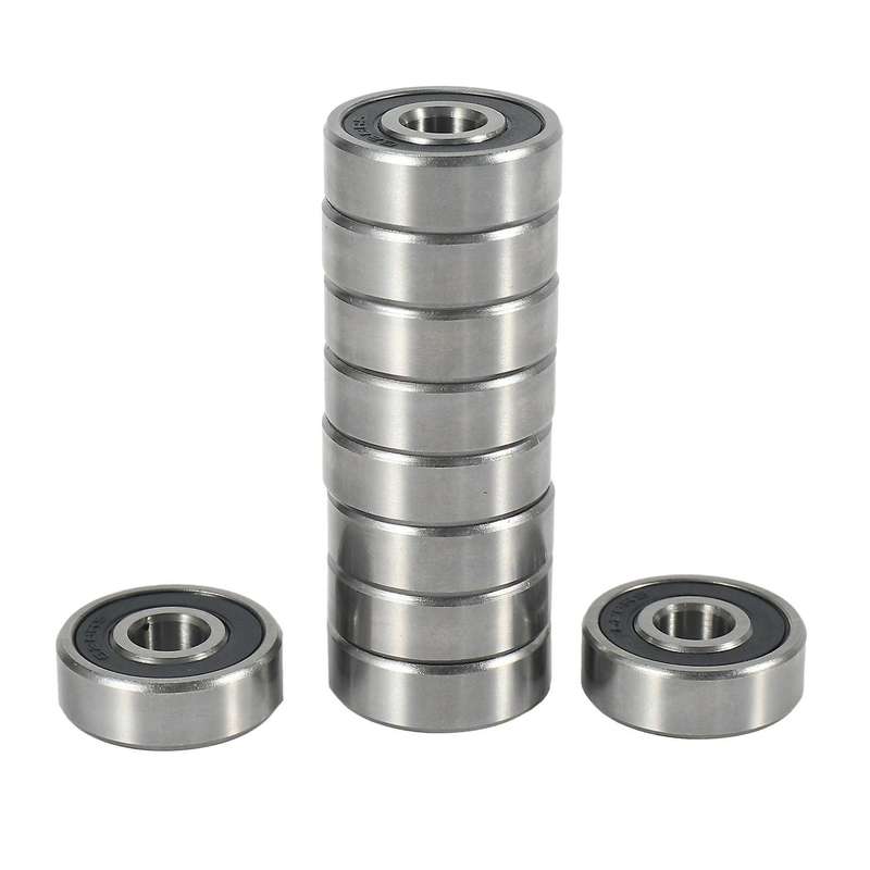 30pcs 628rs 8mmx24mmx8mm Sealed Miniature Deep Groove Ball Bearing