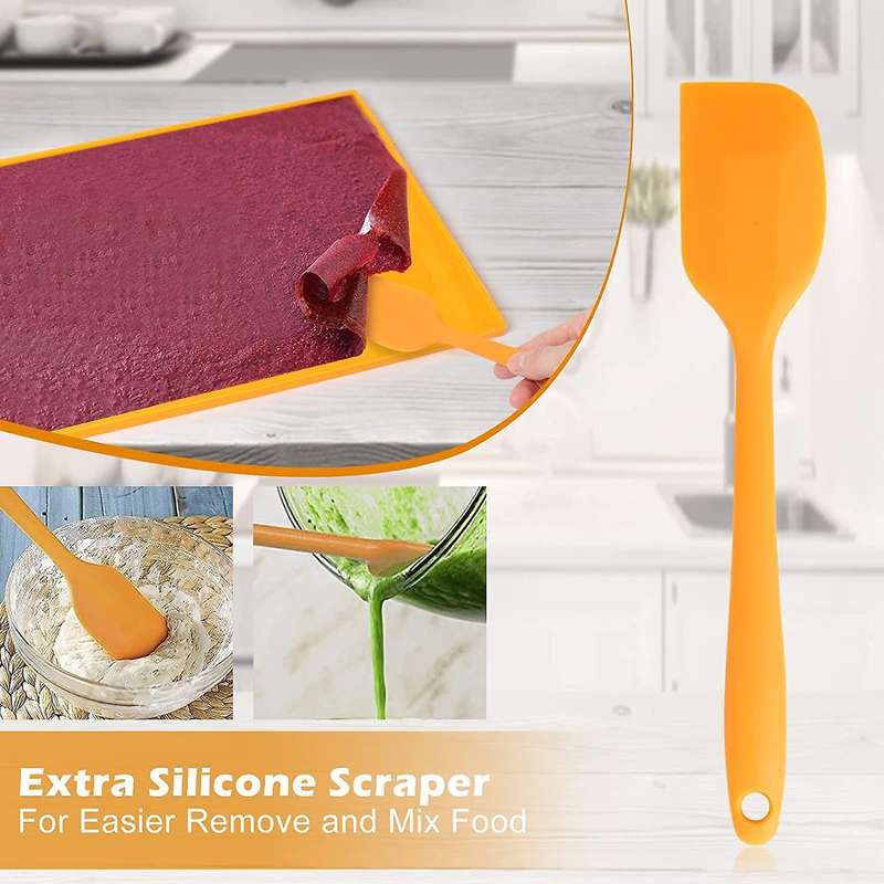 4pcs Silicone Dehydrator Sheets Dehydrator Mats with Scraper